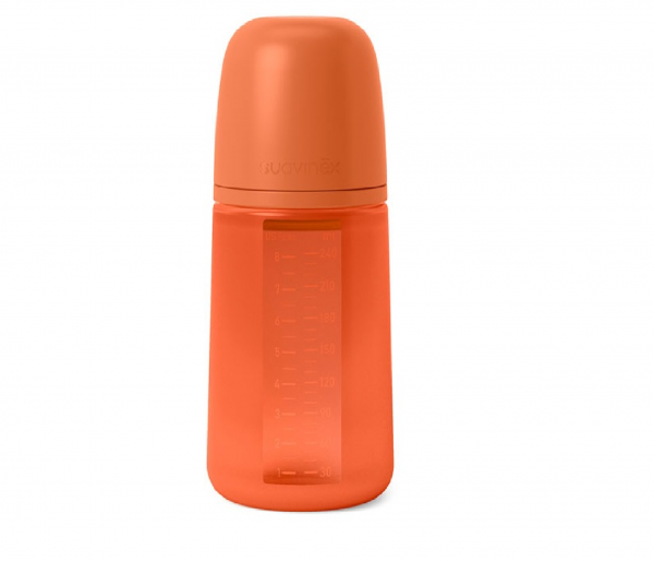 BIBERON SILICONA SUAVINEX INTENSE COLOUR + 3 MESES 240 ML